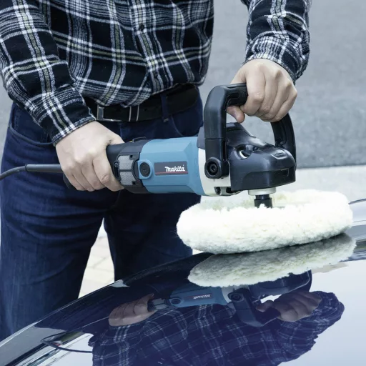 Makita 9237CB 9237CB Rotációs polírozógép 1200 W 0 - 3200 fordulat/perc 180 mm