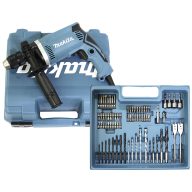   Makita HP1631KX3 1 sebességfokozat-Ütvefúrógép 710 W Tartozékokkal, Hordtáskával