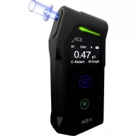 ACE X Alkoholteszter Fekete 0.0 - 5 ‰ Kijelzővel