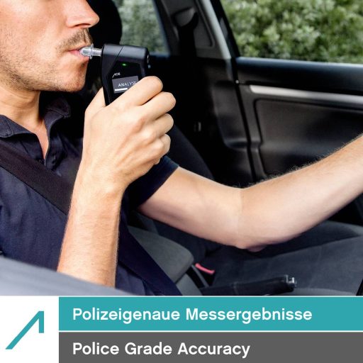 ACE X Alkoholteszter Fekete 0.0 - 5 ‰ Kijelzővel