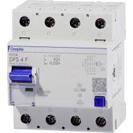   Doepke 09134820 DFS4 040-4/0,03-F Hibaáram védőkapcsoló Gyors -F- 4 pólusú 40 A 0.03 A 400 V