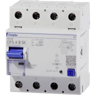   Doepke 09147998HD DFS 4 063-4/0,50-B SK HD 4polig 63A Hibaáram védőkapcsoló B 4 pólusú 63 A 0.5 A 400 V
