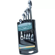   Brüder Mannesmann M19828 Gyűrűs racsnis kulcs 5 részes Kulcsszélesség (metrikus) 6 - 19 mm