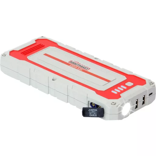 Gyorsindító rendszer powerbank funkcióval 12 V 500 A 62,9 Wh, Dino KRAFTPAKET 136150