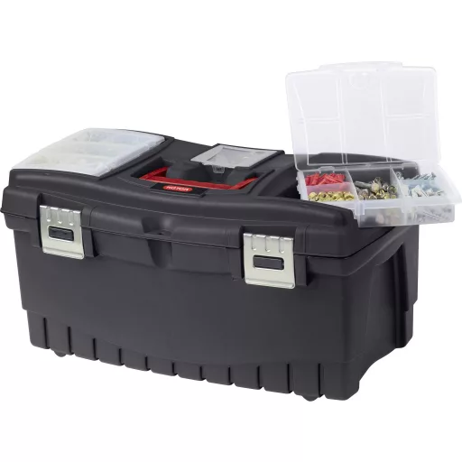 KETER 245309 Szerszámos láda tartalom nélkül Fekete