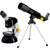   National Geographic Teleskop + Mikroskop Set Lencsés teleszkóp Azimutális Akromatikus Nagyítás 18 - 29 x