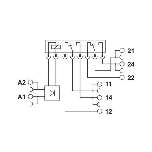 Phoenix Contact PLC-RSC-120UC/21-21/EX Relé modul Névleges feszültség: 120 V/AC Max. kapcsolási áram: 6 A 2 váltó 10 db