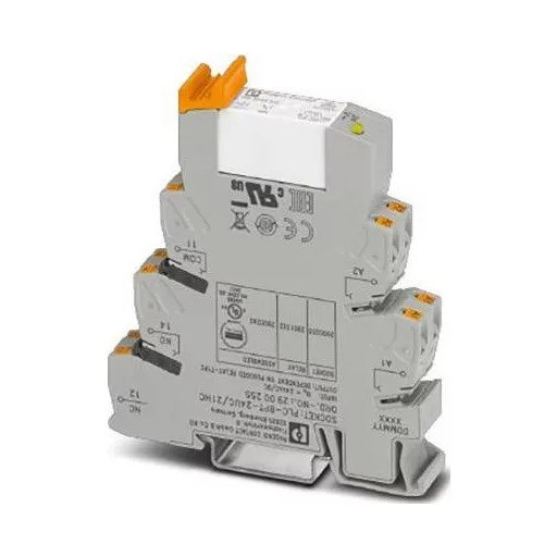 Phoenix Contact PLC-RPT- 24UC/21HC Relé modul Névleges feszültség: 24 V DC/AC Max. kapcsolási áram: 10 A 1 váltó 1 db