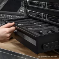 Adam Hall 874E02 19 collos rack fiók 2 ME Acél