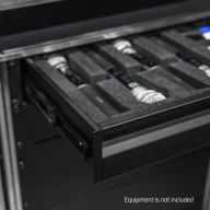 Adam Hall 874E02 19 collos rack fiók 2 ME Acél