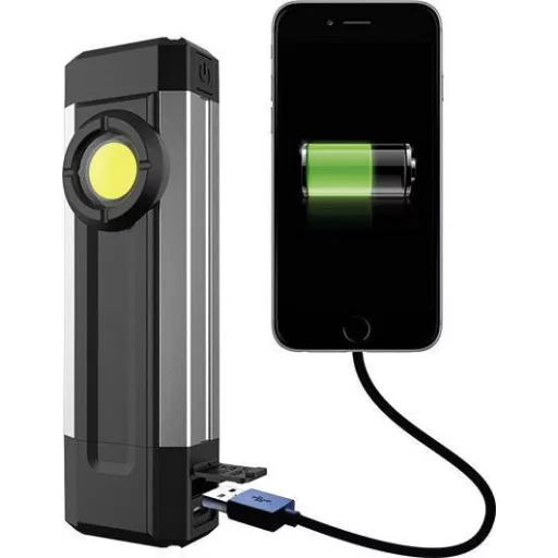 Kunzer PL-041 LED Munkalámpa Akkuról üzemeltetett 500 lm, 250 lm, 120 lm