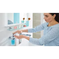   tesa SMOOZ 40323-00000-00 Szappanadagoló 200 ml Króm (fényes), Fehér (selymes)