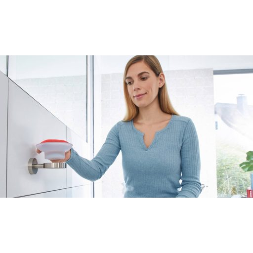 tesa MOON 40310-00000-00 Szappantartó Ezüst, Fehér (selymes)