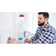   tesa ekkro 40240-00000-00 Szappantartó Króm (fényes), Fehér (selymes)