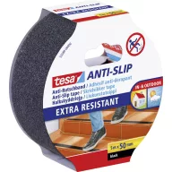   tesa EXTRA RESISTANT 55588-00000-11 Csúszásmentesítő szalag Fekete (H x Sz) 5 m x 50 mm 1 db