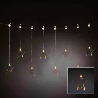   Konstsmide Fényfüggöny csillagokkal Beltérre/kültérre 3 V 8 LED Melegfehér