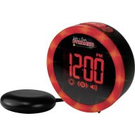   Geemarc JWNS-DYNAMITE_BLK_VD Kvarc Ébresztőóra Fekete Riasztási idők 1 USB csatlakozó, Extra hangos ébresztőhang