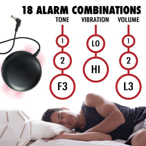 Geemarc JWNS-DYNAMITE_BLK_VD Kvarc Ébresztőóra Fekete Riasztási idők 1 USB csatlakozó, Extra hangos ébresztőhang