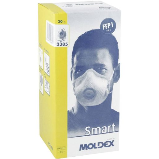 Moldex Smart 238501 Finom por ellen védő maszk szeleppel FFP1 D 20 db EN 149:2001, EN 149:2009 DIN 149:2001, DIN 149:2009