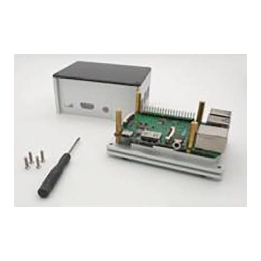 Radxa RockPi_GH_PROHP_SV SBC ház Alkalmas: Rock Pi Ezüst