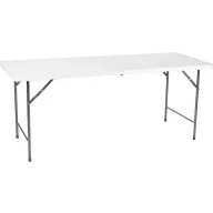   Perel folding table Kempingasztal Fehér FP183 Terhelhetőség (súly) (max.) 100 kg