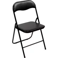 Perel folding chair padded kempingszék Fekete FP168B