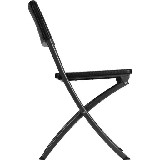Perel folding chair rattan kempingszék Fekete FP165R Terhelhetőség (súly) (max.) 300 kg