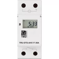   TRU COMPONENTS TRU-DTS-AHC17-30A Időkapcsoló óra kalapsínhez Üzemi feszültség: 230 V/AC 1 váltó 30 A 250 V/AC Heti program