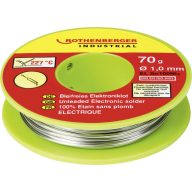   Rothenberger Industrial Bleifreies Elektroniklot 70g Forrasztóón, ólommentes
