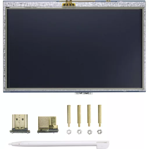 Érintőképernyő Raspberry Pi-hez 12,7 cm (5) 800 x 480 py, TRU Components TC-8579932