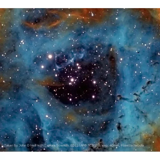Explore Scientific ED APO 127mm f/7,5 Alu FCD-100 Alu HEX Lencsés teleszkóp Akromatikus Nagyítás 25 - 260 x