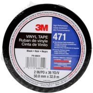   3M 471S50IW PVC ragasztószalag Fekete (H x Sz) 33 m x 50 mm 1 db