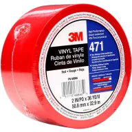   3M 471R50IW PVC ragasztószalag Piros (H x Sz) 33 m x 50 mm 1 db