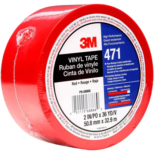 3M 471R50IW PVC ragasztószalag Piros (H x Sz) 33 m x 50 mm 1 db