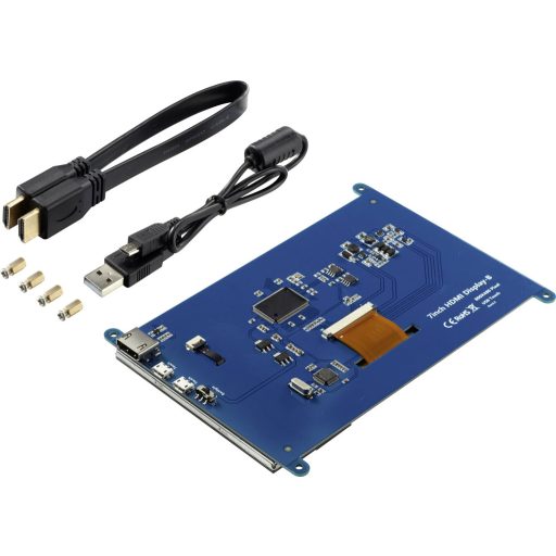Érintőkijelző Raspberry Pi és Banana Pi-hez, 17,8 cm (7) 800 x 480px, TRU COMPONENTS