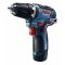 Bosch Professional neu 06019H8002 Akkus fúrócsavarozó 12 V Lítiumion 2. akkuval, Hordtáskával