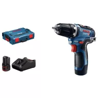   Bosch Professional neu 06019H8002 Akkus fúrócsavarozó 12 V Lítiumion 2. akkuval, Hordtáskával