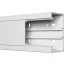 GGK 12803 Készülék beépítő csatorna (H x Sz) 2000 mm x 110 mm Tiszta fehér 1 db