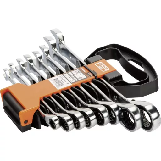 Bahco 1RM/SH8 neu Racsnis gyűrűs csavarkulcs készlet Kulcsszélesség (metrikus) 8 - 19 mm