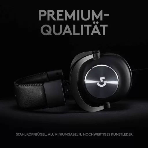 Logitech Gaming G Pro X Over Ear headset Vezetékes 7.1 Surround Fekete mikrofon zajelnyomás, Noise Cancelling Hangerő szabályozás, Mikrofon némítás Gamer