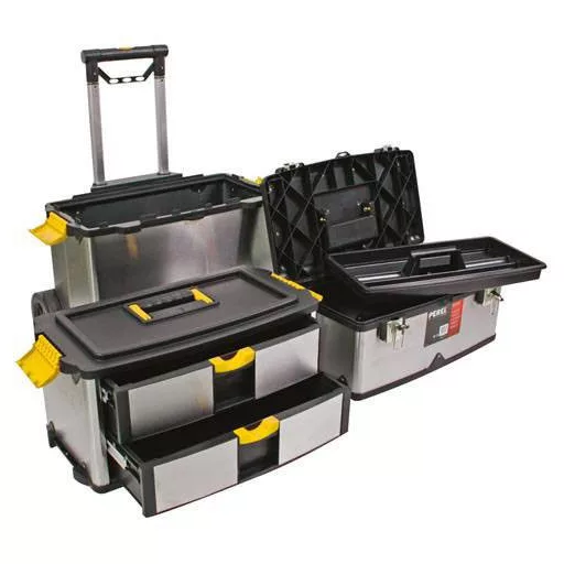 Velleman OTBA4 OTBA4 Gurulós bőrönd, tartalom nélkül (Sz x Ma x Mé) 570 x 354 x 830 mm