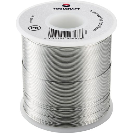 TOOLCRAFT Forrasztóón, ólommentes Tekercs Sn99,3Cu0,7 ROL1 250 g 0.5 mm