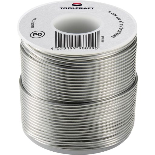 TOOLCRAFT Forrasztóón, ólommentes Tekercs Sn99,3Cu0,7 ROL1 500 g 1.5 mm