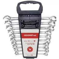   Gedore RED 3301003 R05905010 Racsnis csavarkulcs készlet 10 részes Kulcsszélesség (metrikus) 07 - 29 mm
