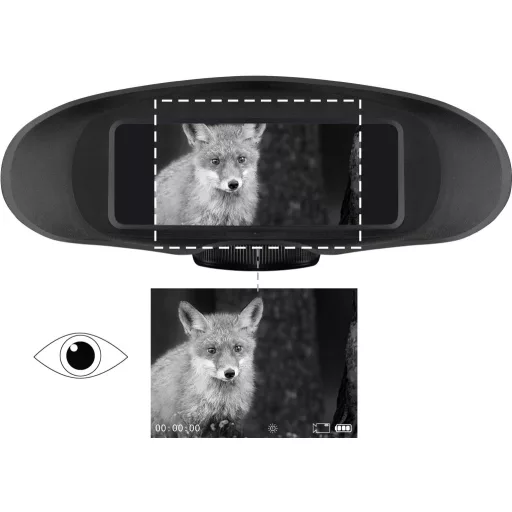 Éjjellátó távcső digitális kamerával 3,5x, Bresser Optik Digital NV Binokular 1877491