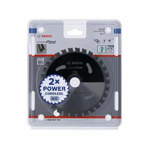 Bosch Accessories PRO Steel cordless 2608837747 Körfűrészlap 140 x 20 mm Fogak száma (collonként): 30 1 db