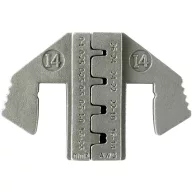   TOOLCRAFT PLE-0I4 Krimpelő betétek Laposdugasz Keresztmetszet: 0.1 - 2.5 mm² Alkalmas márka: TOOLCRAFT PZ-500