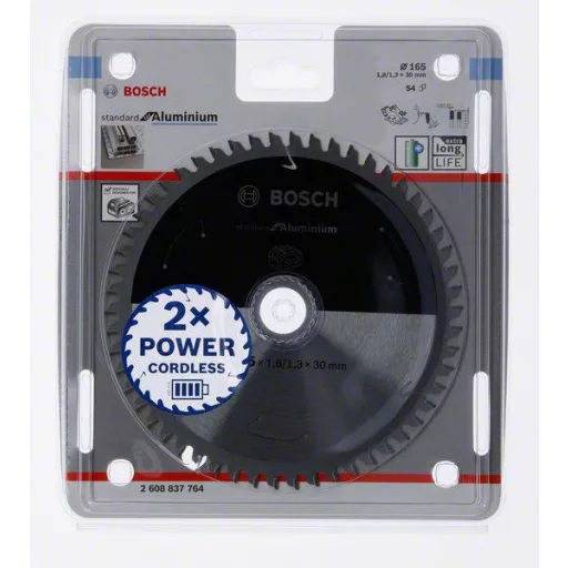 Bosch Accessories 2608837764 2608837764 Körfűrészlap 165 x 30 mm Fogak száma (collonként): 54 1 db