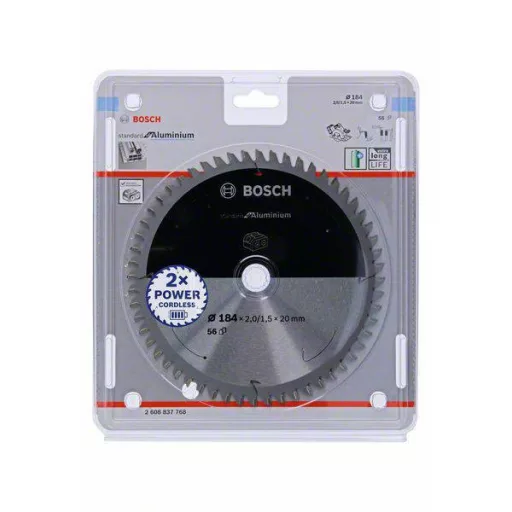 Bosch Accessories 2608837768 2608837768 Körfűrészlap 184 x 20 mm Fogak száma (collonként): 56 1 db