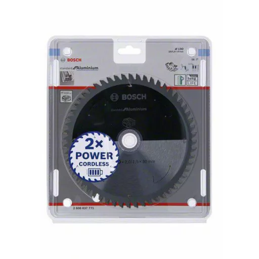 Bosch Accessories 2608837771 2608837771 Körfűrészlap 190 x 30 mm Fogak száma (collonként): 56 1 db